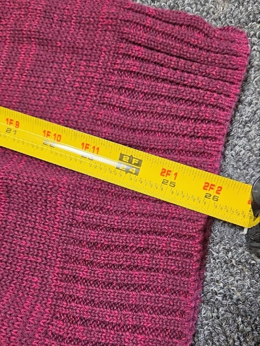 Matty M Raspberry Knit Turtleneck Sweater - Picture 6 of 6
